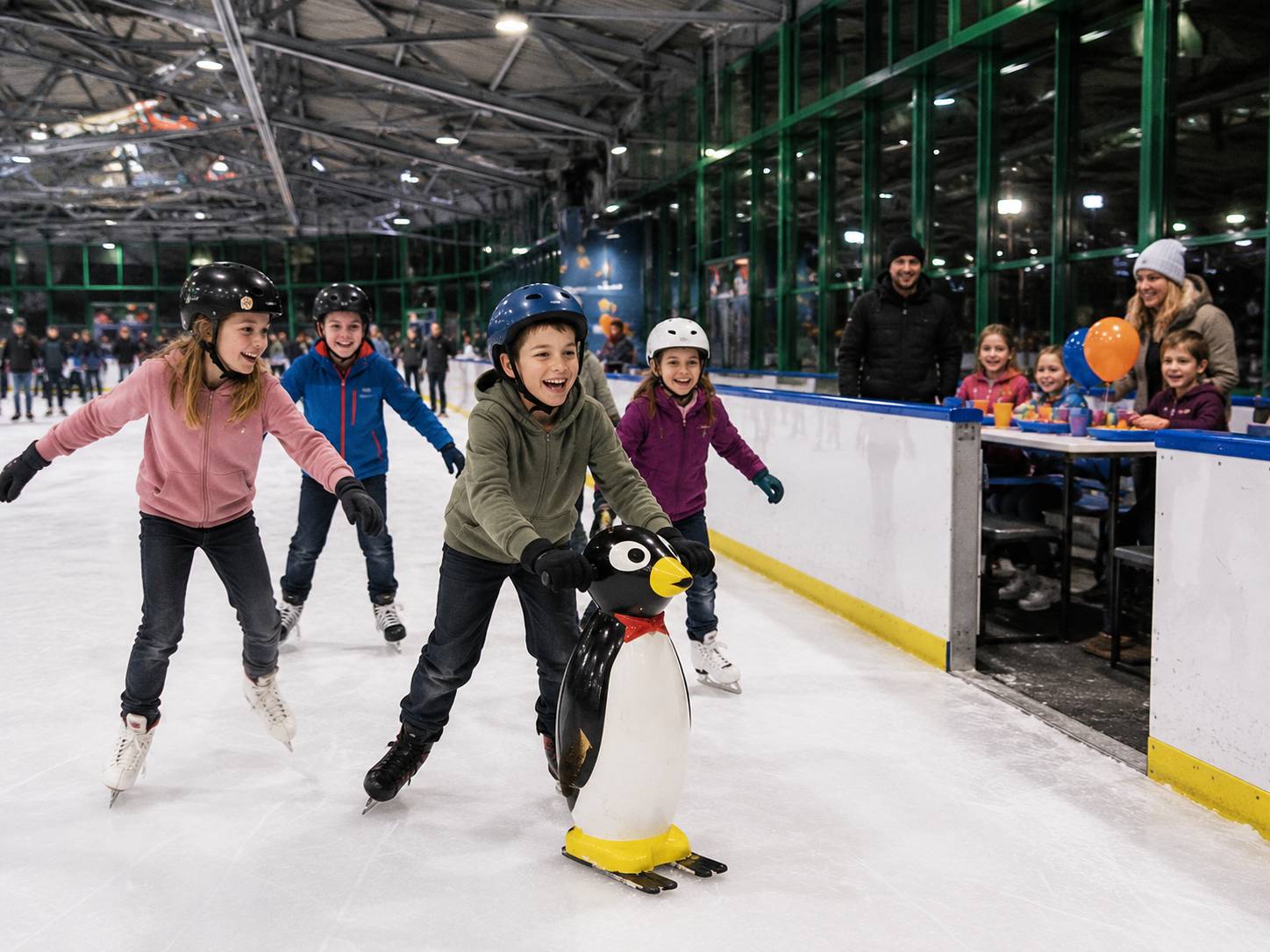 Kindergeburtstag auf dem Eis im Paradice