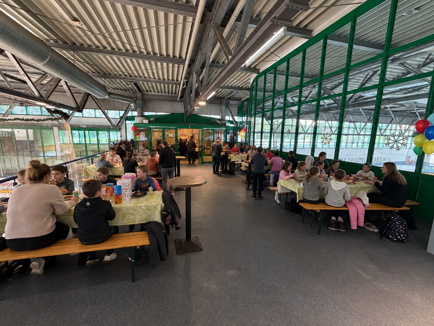 KI-bearbeitete Impression einer Kindergeburtstagsfeier im Paradice Bremen